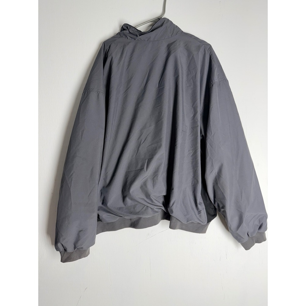Roundtree & Yorke Sport Mens 3X Gray Windbreaker Full Zip Jacket Golf Coat - Picture 7 of 7